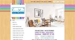 Desktop Screenshot of khungxinh.com